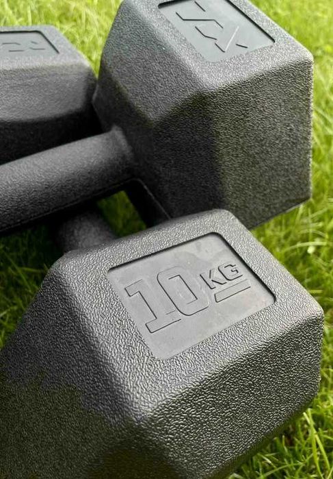 Hantle hantelki ciężarki zestaw do ćwiczeń 2x10kg Trex Sport