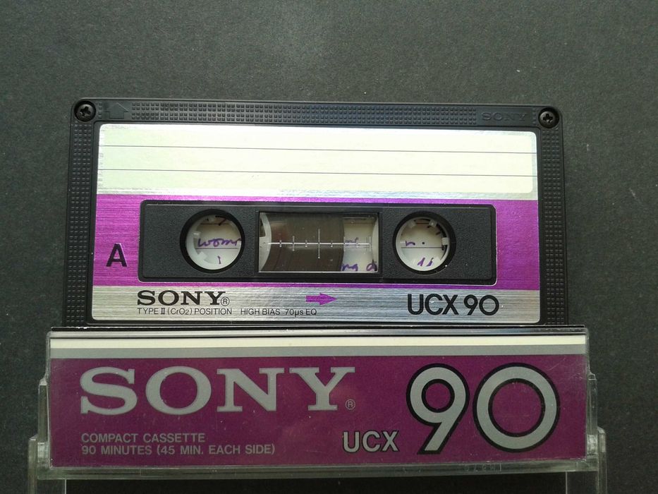 Аудиокассеты Sony UCX 90, Sony JHF 46, Sony EHF 90, Sony BHF 46