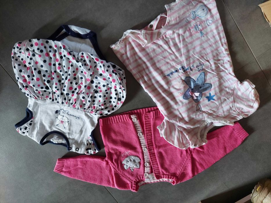 Ubranka dla dziewczynki roz. 68