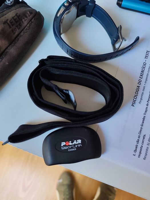 Relógio Polar F6 + Banda T31 + Sensor Polar H1 (Conjunto Completo)