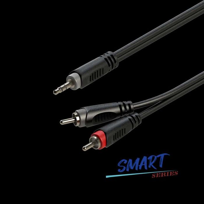 Kabel audio Jack 3.5mm stereo / 2 x RCA 1m Roxtone SAYC150L1