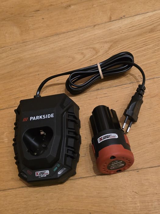 Bateria Parkside 2Ah 12V, ładowarka 2,4A