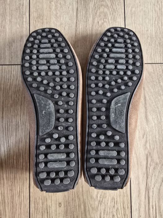 Zamszowe mokasyny Massimo Dutti