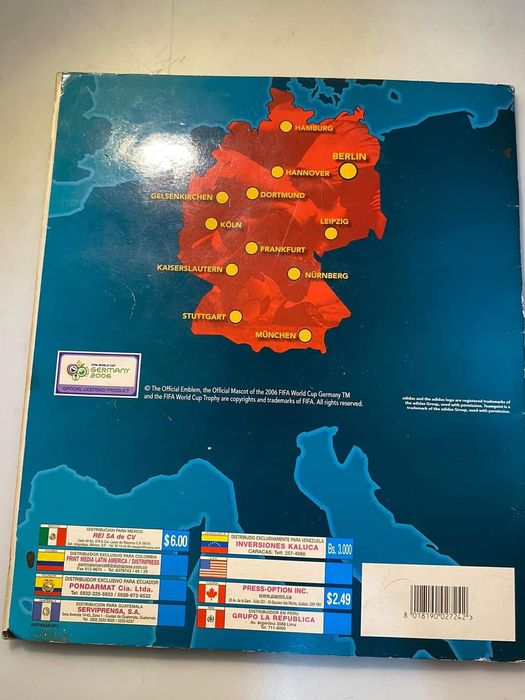 Caderneta Mundial 2006 Panini