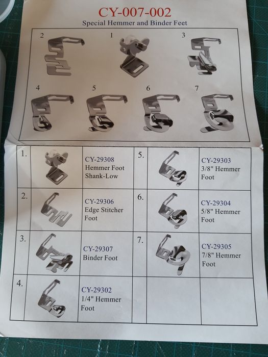 Calcadores universais maquinas domésticas