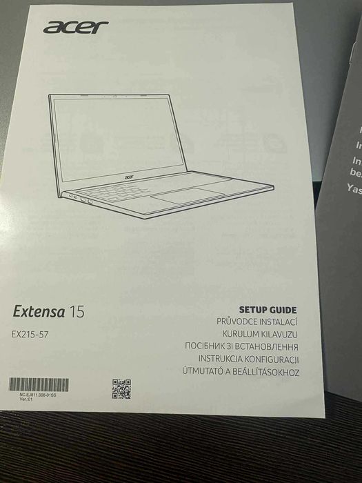 Laptop Acer Exstensa 15 i5-1334U/16GB/512/Win11 Srebrny