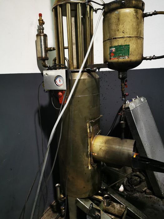 Caldeira a óleo queimado lenha etc