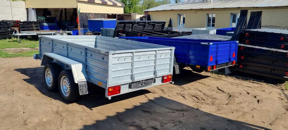 Прицеп двовісний посилений для легкового авто Цинк, 3200*1560