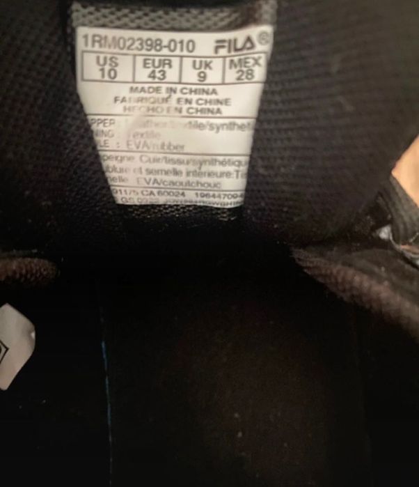 buty fila ray tracer
