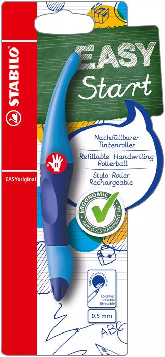 Pióro kulkowe Easy Original Start niebieskie, dla praworęcznych. Nowy Produkt