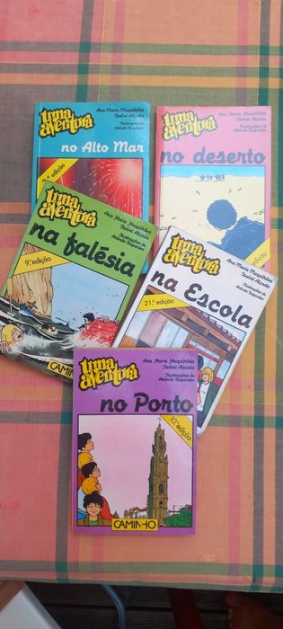 Livros, Uma Aventura colecção n 3,8,13, 21, 50 cada 5euros