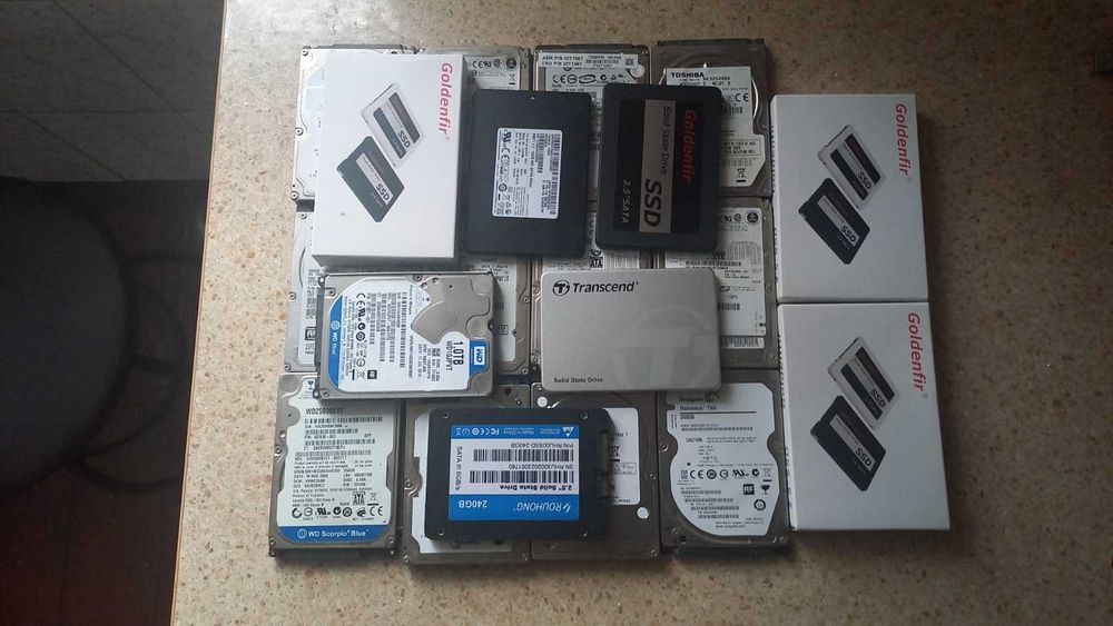 Жесткий диск HDD/SSD 64gb/1tb ot 300 грн. / за 1 шт.