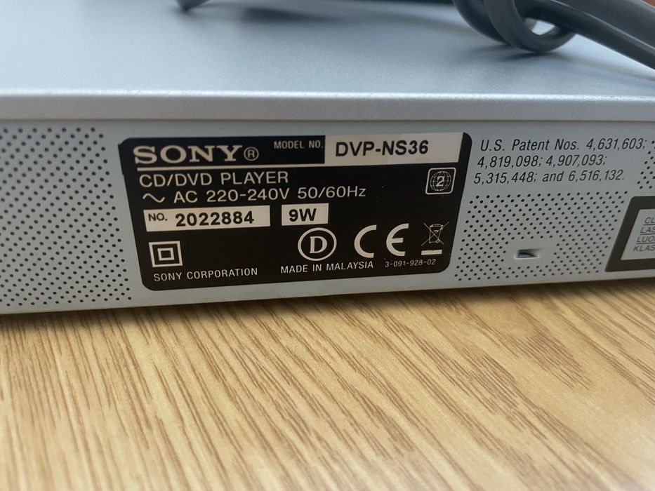 Leitor DVD Sony DVP-NS36