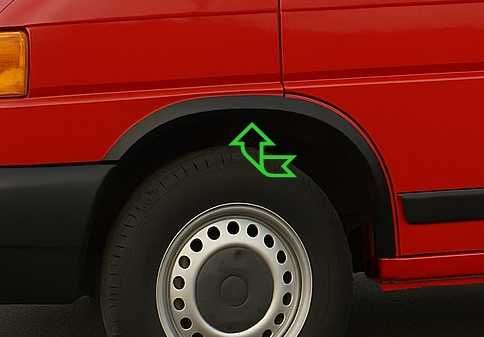 VW Transporter T4 Bus Caravelle Multivan Syncro Westfalia nakładki listwa nadkola błotnik lewy prawy Tuning chrom czarny mat nowy Rok 1990 -2003