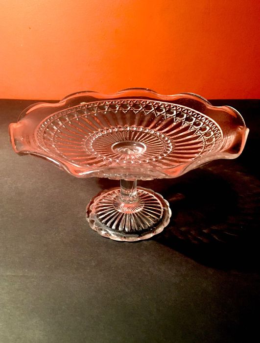 FRUTEIRA de VIDRO - século XX - 20 x 11,5 cm/s