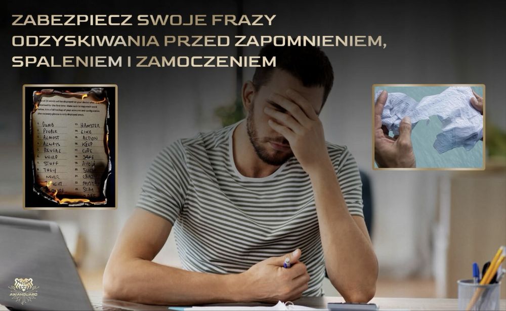 AWANGUARD Ultimate - Portfel Kryptowalut, Stalowy Nośnik Danych SEED