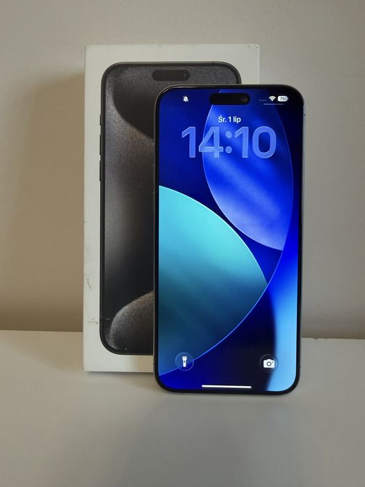 Iphone 15 pro max szary 256gb kondycja 100%