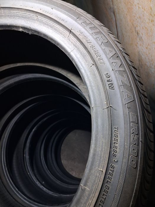 225/45 17 Bridgestone Turanza ER 300 Шини б/у літо Комплект