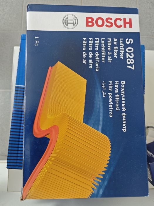 Vendo esses filtros Bosch e outros.