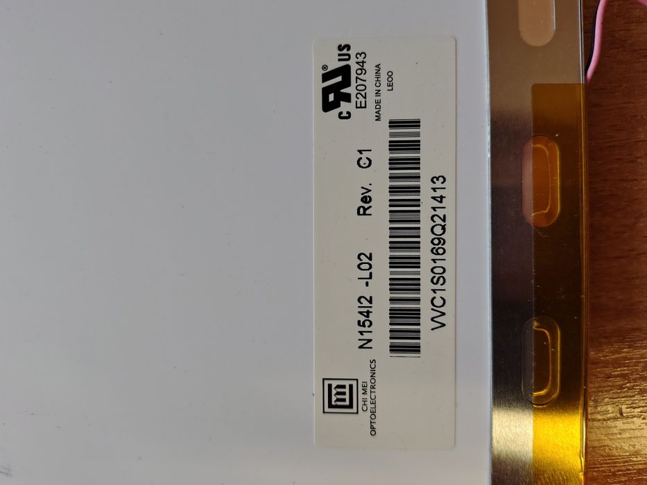 Матрица экрана для ноутбука 15 дюймов N154I2-L02 с REV.1