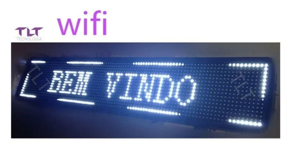 Painel de led digital 100x20