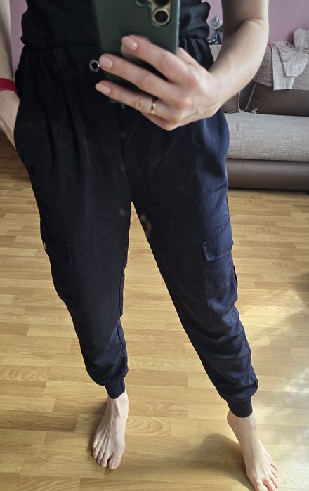 Spodnie joggery 34 36 Zara czarne