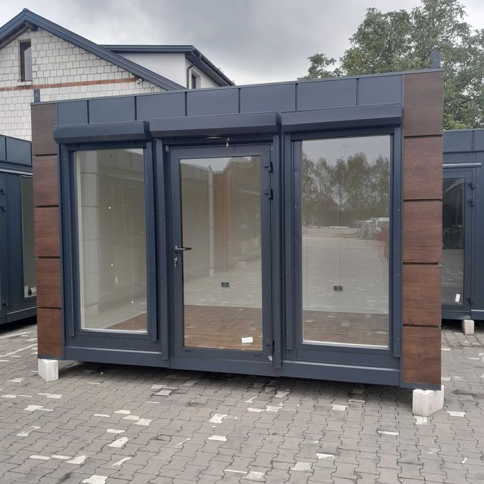 Pawilon całoroczny domek kontener usługowy handlowy biurowy