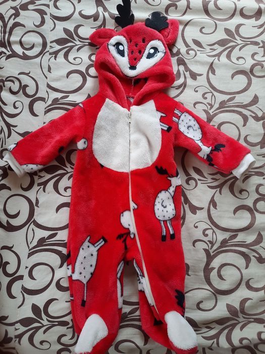 Тёплый бодик олененок