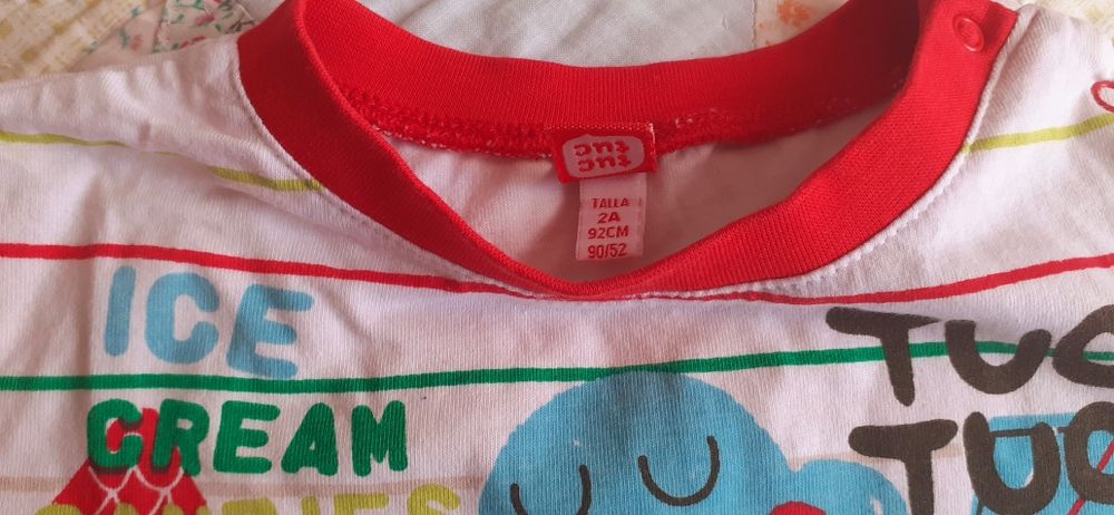 T shirt Tuc Tuc - Nova - 2 anos - unisexo