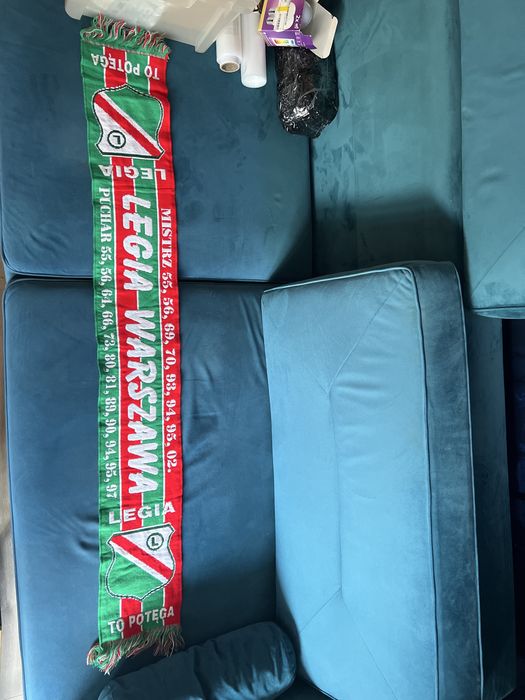 Szalik legia warszawa z wczesnych lat 2000 retro