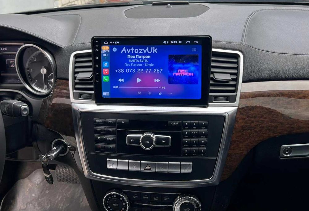 Магнитола ML GL GLK C Mercedes w166 x204 w204 w212 E-class Android 16