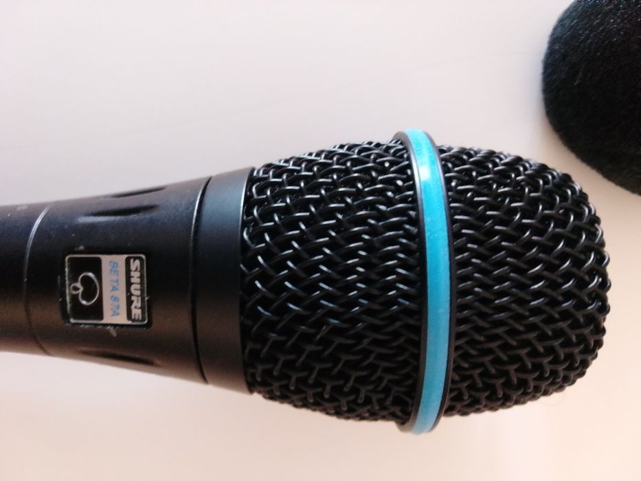 Microfones shure e sennheiser