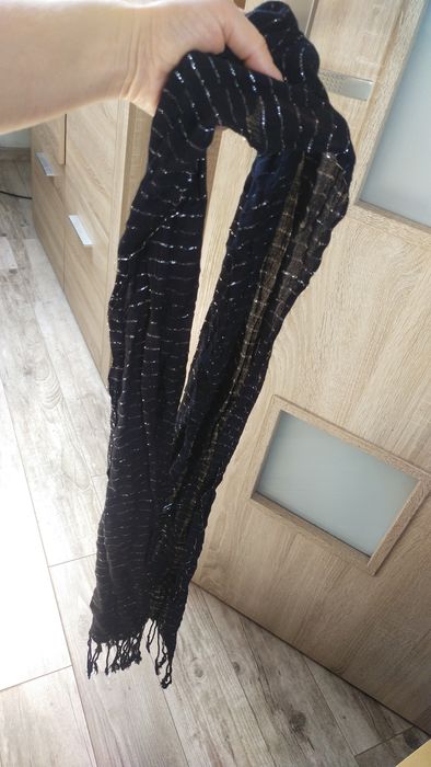 Apaszka ze srebrną nitką, przewiewna