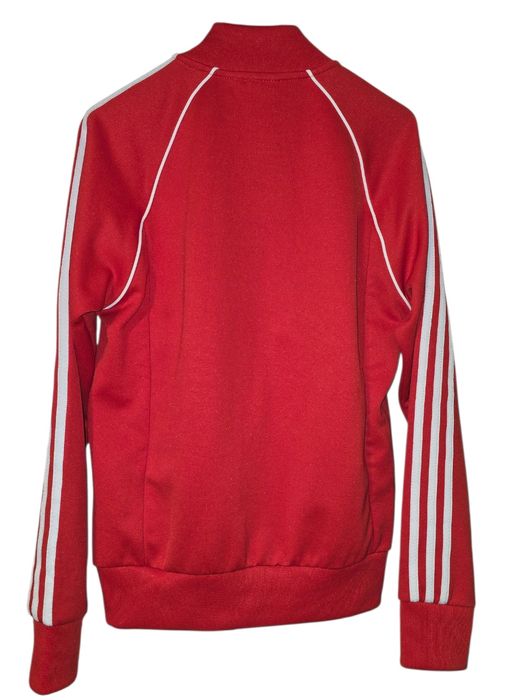 Adidas bluza damska rozpinana - czerwona- XS
