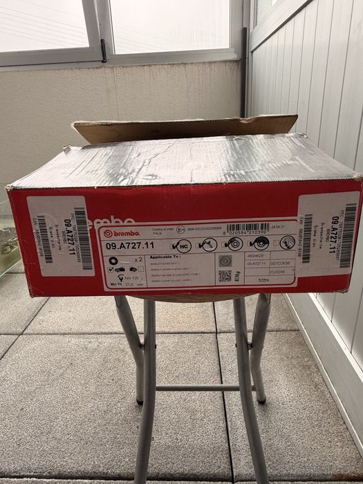 Discos Brembo novos Renault ref09.A727.11