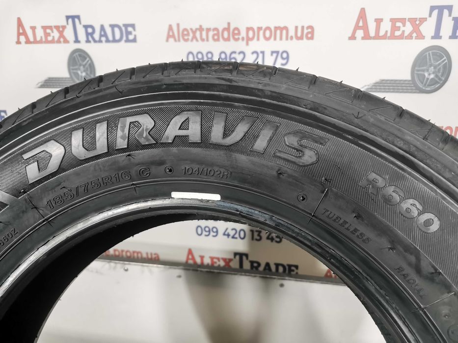 1 шт. 185/75 R16C цешка Bridgestone Duravis R660 одна літня шина нова