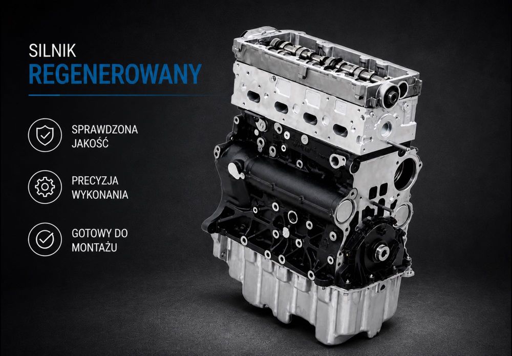 Silniki DAVA DAUA DAWA DASA DAV DAU vw Crafter II MAN TGE bez głowicy