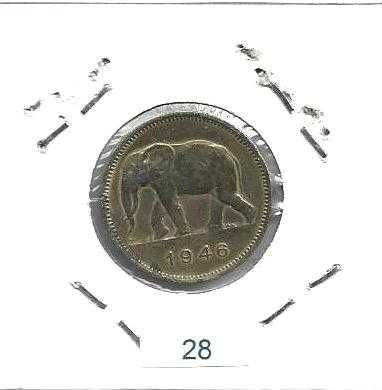 Congo Belga - - - - - Moedas