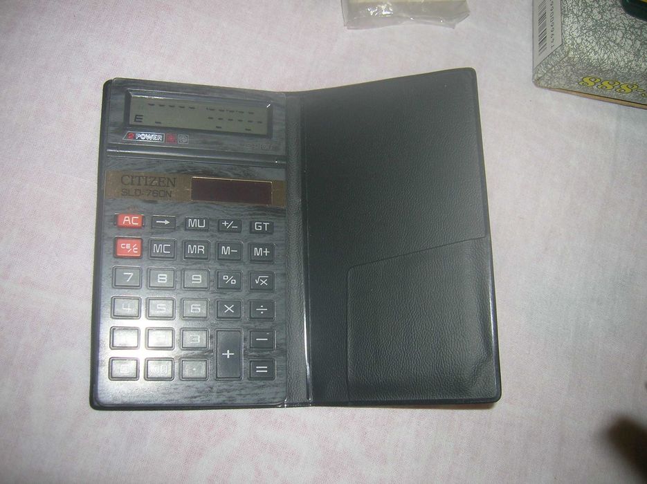 Калькуляторы "СИТЕЗЕН" SDC 888 и SLD-76-N книжка 12-разрядные Япония