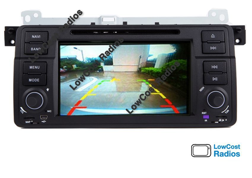 Rádio BMW E46 - IMITAR ORIGINAL • Android 15 • 2DIN Wifi GPS Serie 3