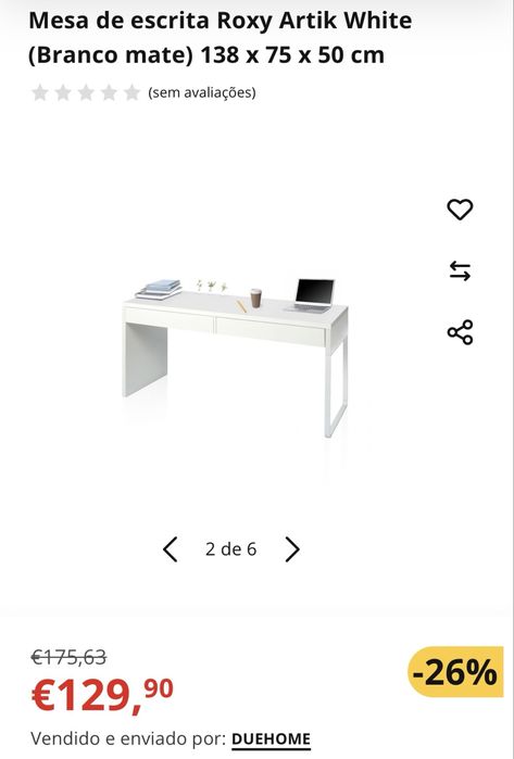 Vendo Secretária Nova