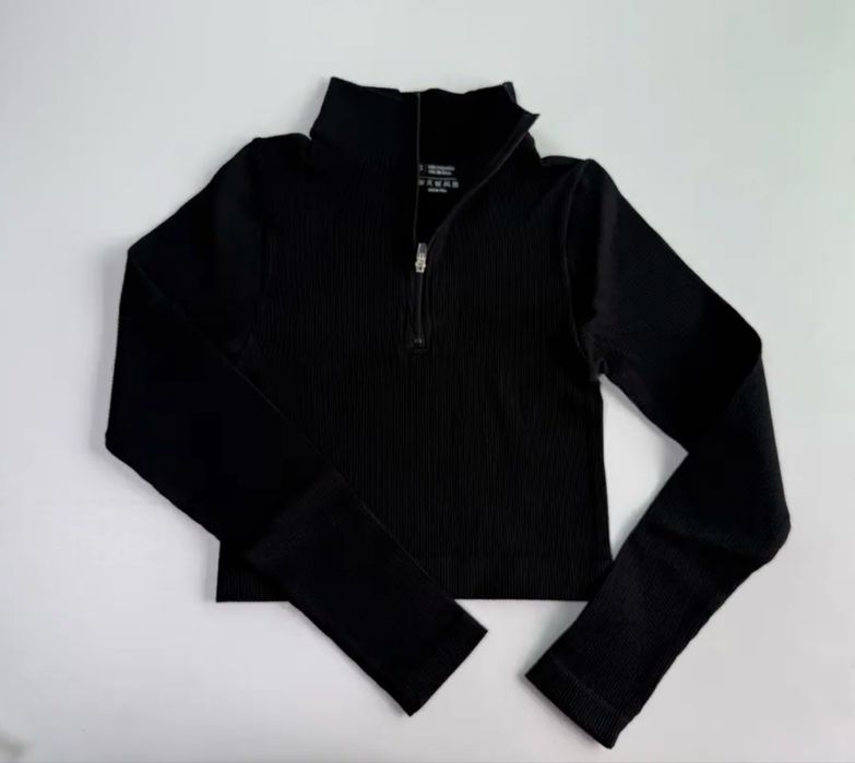 Рашгард в рубчик розмір С ( чорний колір)