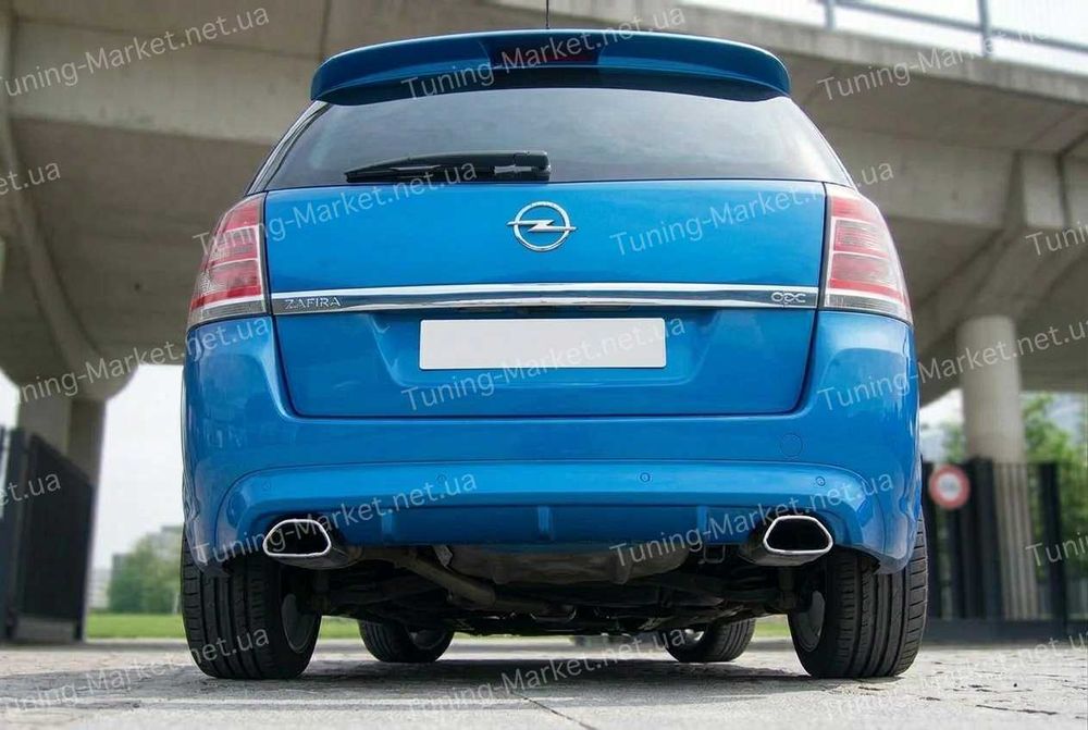 Спойлер на ляду, крышку багажнника для Opel Zafira B, реснички на фары Опель Зафира Б
