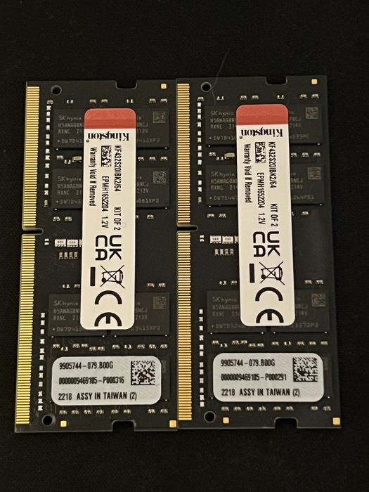 Kingston Fury 64Gb DDR4 Laptop Ram оперативная память ноутбук 3200Mhz