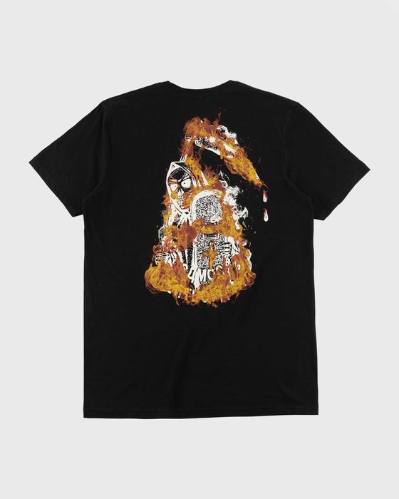 Новая Футболка Подмост Скейтбординг Х Оптимус Генг Огонь Л, ХЛ