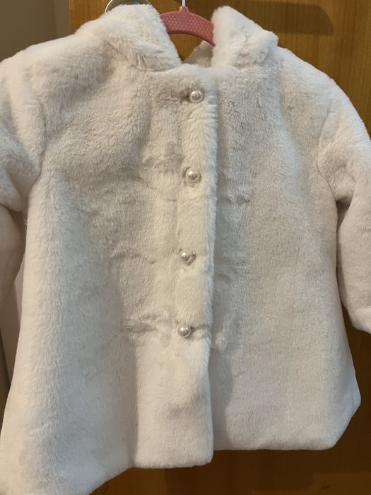 Casaco de pelo menina 12 Meses