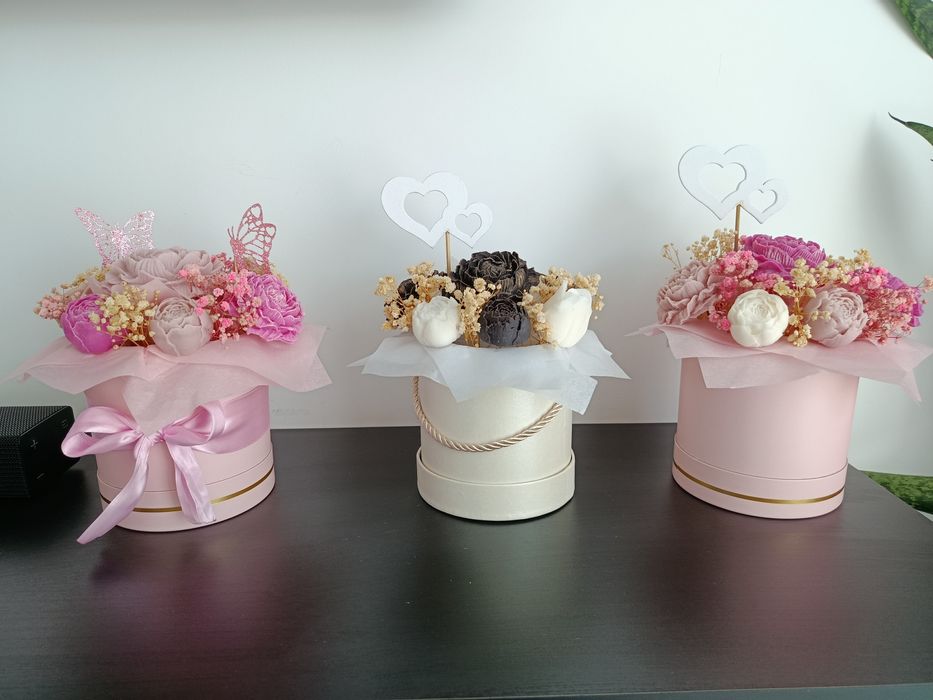 Flowerbox Świece Sojowe