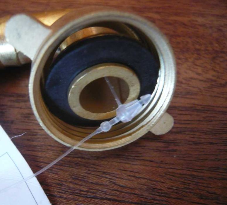 Cotovelo latão 3/4" a 1/2"