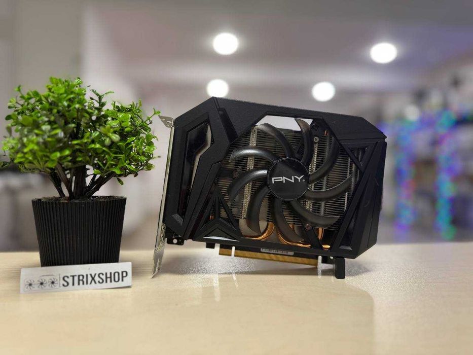Відеокарта PNY GTX 1660 6GB Single Fan Б/в + Гарантія 3 місяці