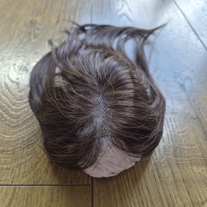 Topper clip-in Włosy naturalne 30cm 20g Czekoladowy Brąz 1.69